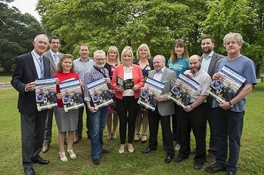 Minister for Health Michelle O'Neill with members of the MHW 2016 Planning Group